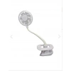 Portatif Işıklı Mini Klipsli Fan