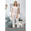 Pudra Penye Pijama Takımı - 1417