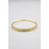Taşlı Vip Bilezik - Altın