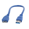 USB 3.0 MAVİ 30 CM DATA MICRO USB KABLOSU (4767)