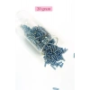 Uzun Boru Kesme Boncuk Çap 2mm Uzunluk 10 mm - 20 Gram - Camgöbeği Mavi - BNC228