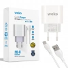 WK-21441 PDU QC 3.0 AMPER ŞARJ BAŞLIK ADAPTÖRÜ + MICRO USB KABLO (NO:1) (4767)