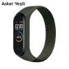 Xiaomi Mi Band 5-4-3  Nylon Kayış Kordon-(5775)
