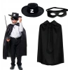 Zorro Pelerini Şapkası Ve Maske Seti Çocuk Boy