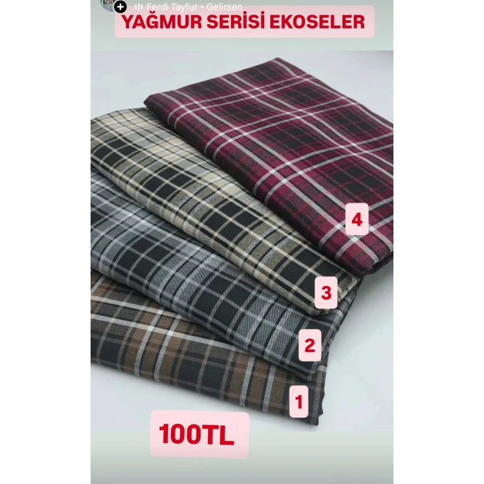 YAĞMUR SERİSİ Ekoseler