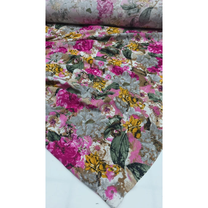 ALMİNA PEMBE Dar En Viskon