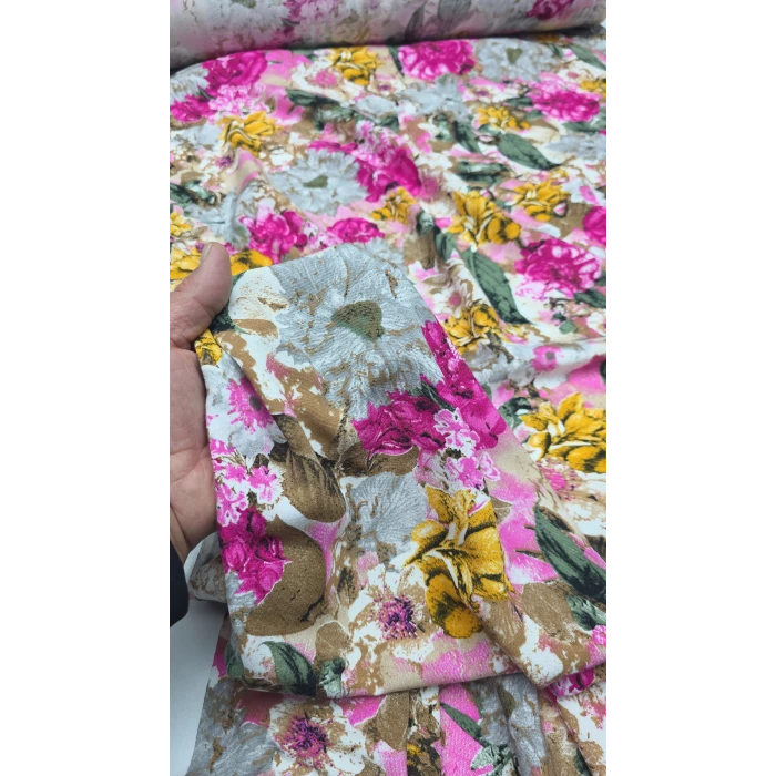 ALMİNA PEMBE Dar En Viskon