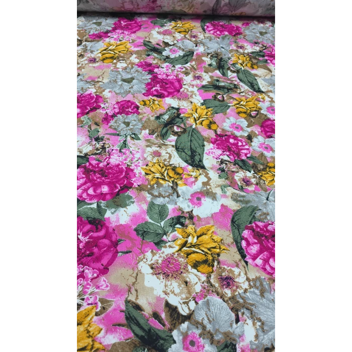 ALMİNA PEMBE Dar En Viskon