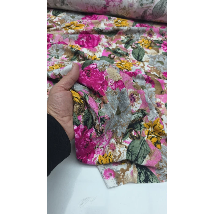 ALMİNA PEMBE Dar En Viskon