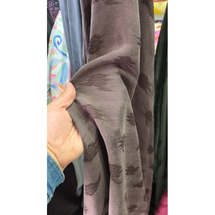 DESENLİ İPEK CUPROLAR Mimoza Desen