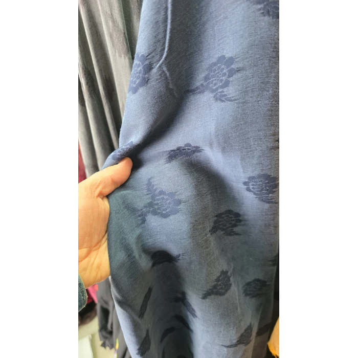 DESENLİ İPEK CUPROLAR Mimoza Desen