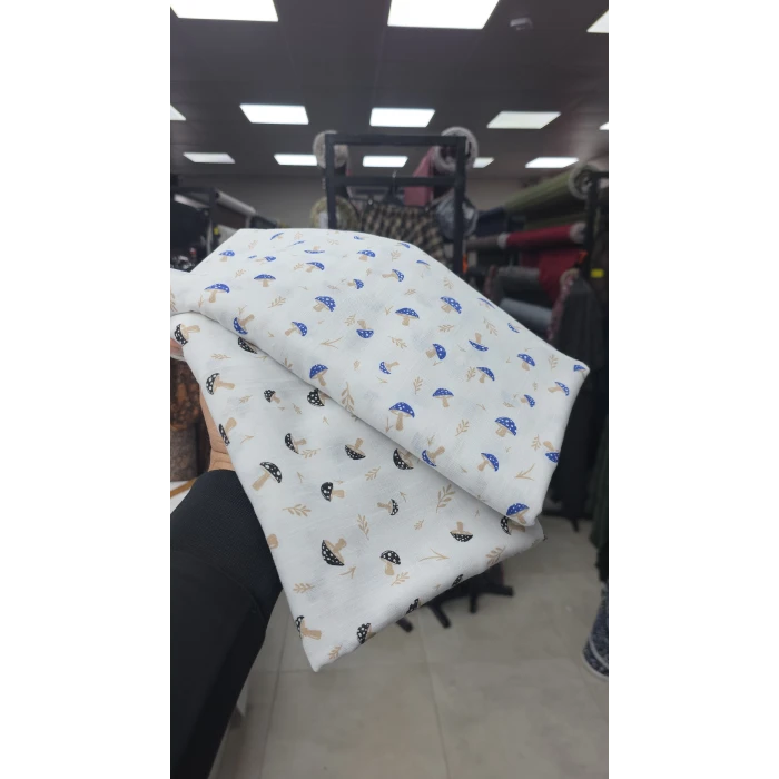 MANTAR DESENLİ Pamuk Ketenler