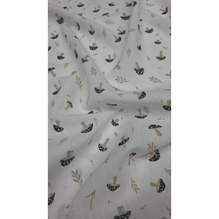 MANTAR DESENLİ Pamuk Ketenler