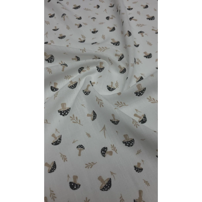 MANTAR DESENLİ Pamuk Ketenler