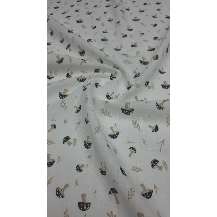 MANTAR DESENLİ Pamuk Ketenler