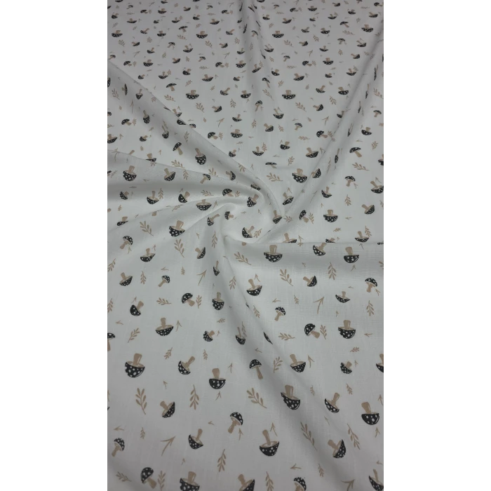 MANTAR DESENLİ Pamuk Ketenler