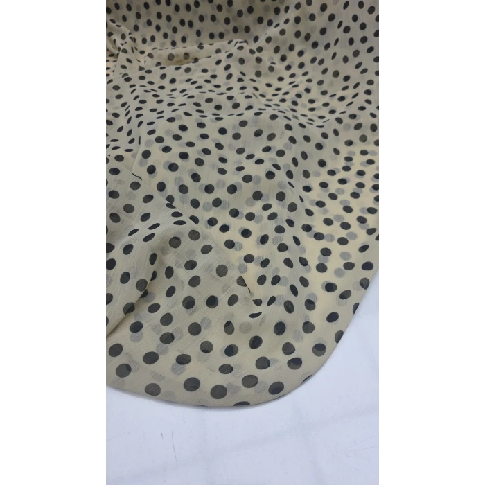 YORYU ŞİFON Puantiye Desen