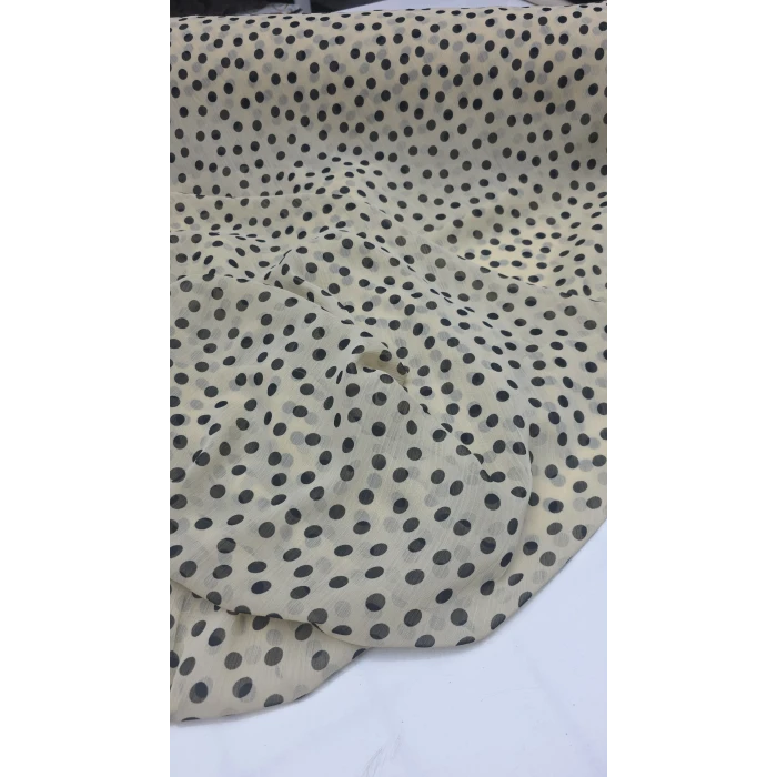 YORYU ŞİFON Puantiye Desen