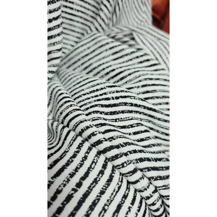 ÇİZGİLİ ZARİF Organik Viskon