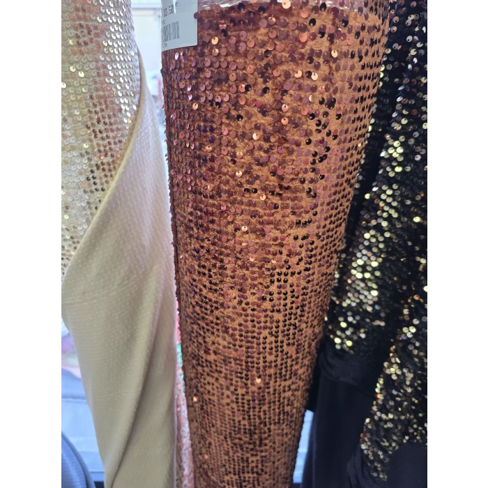 KADİFE PAYET Tarçın Rengi