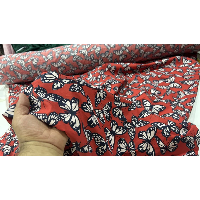 KELEBEKLER Poplin Kumaş