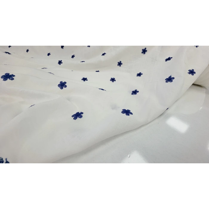 MAVİ ÇİÇEKLİ Pamuk Fisto