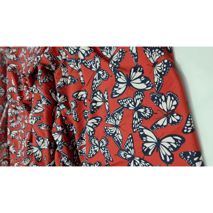 Uçuş Uçuş Kelebekler Pamuk Poplin