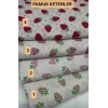 ÇİLEK DESENLİ Pamuk Ketenler