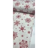 KAR TANELERİ BEYAZ Organik Pamuklu Nevresim Kumaşı