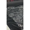 GÜMÜŞ PULLU KADİFE PUL PAYET