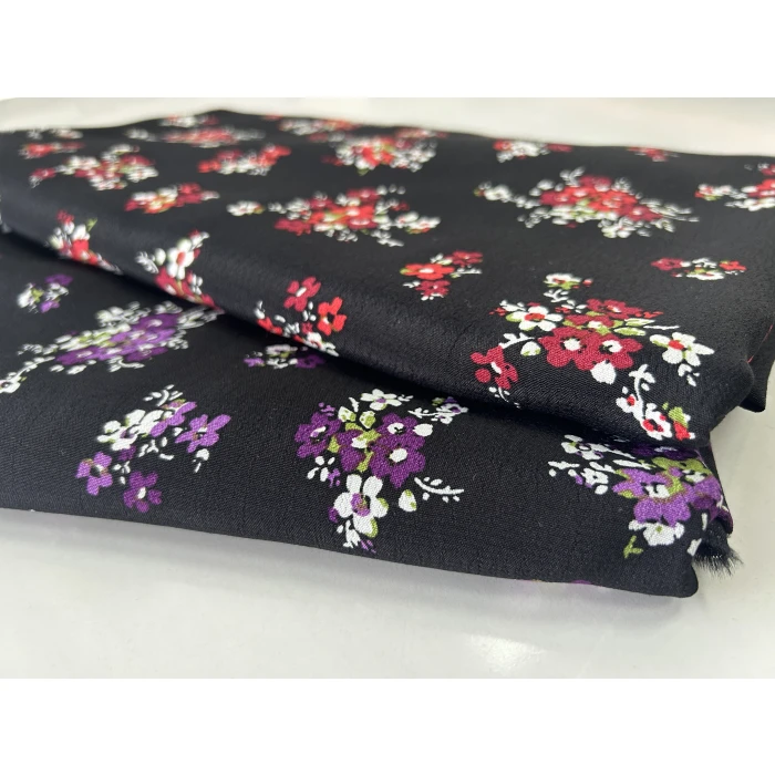 BİR TUTAM ÇİÇEKLER Viskon Maroken