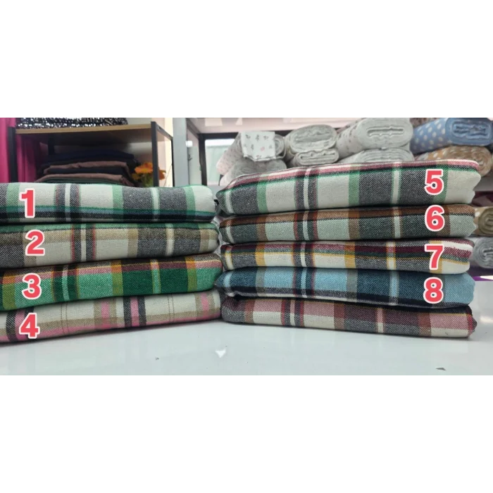 EXPORT YÜN AKRİLİK ODUNCU KUMAŞLARIMIZ