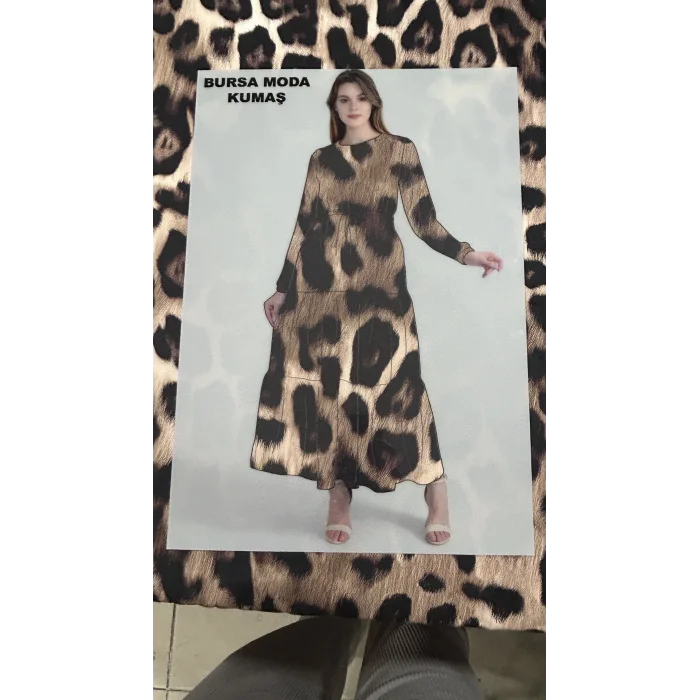 LACASTE SÜET Dijital Leopar Desen