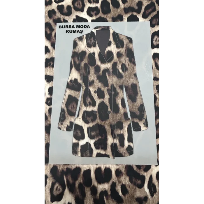 LACASTE SÜET Dijital Leopar Desen