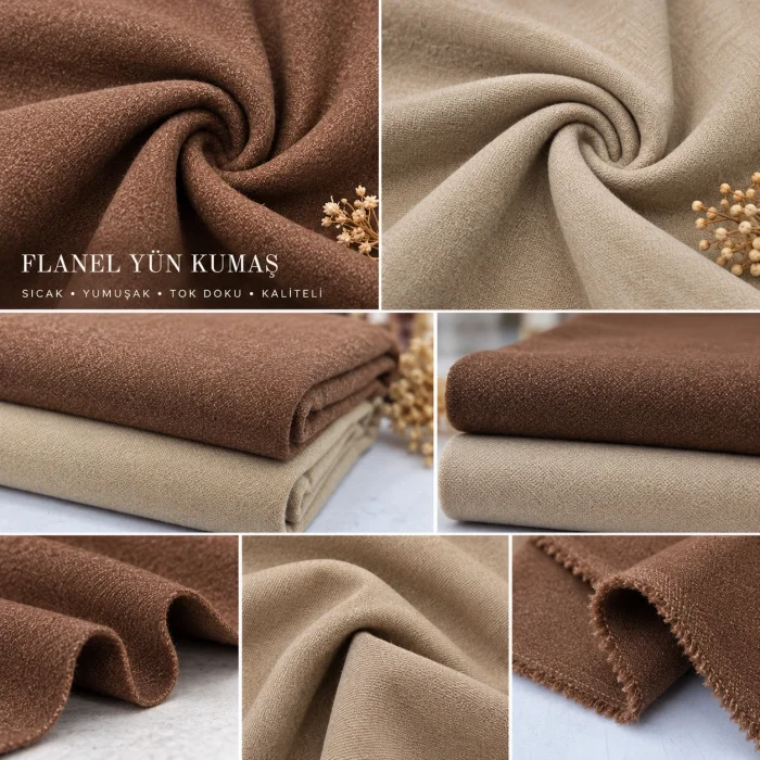 MONA Flanel Yün Kumaşlar
