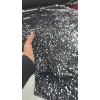 GÜMÜŞ PULLU KADİFE PUL PAYET
