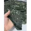 KADİFE PUL PAYET Haki Yeşili