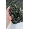 KADİFE PUL PAYET Haki Yeşili