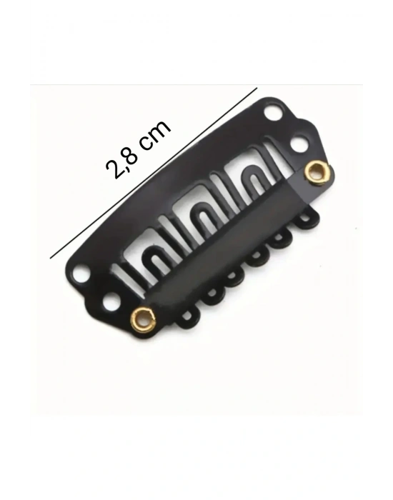 10 Adet Küçük Boy Peruk Klipsi 2, 8 cm Çıtçıt Toka Bebe Tokası Postiş Çıtçıtı