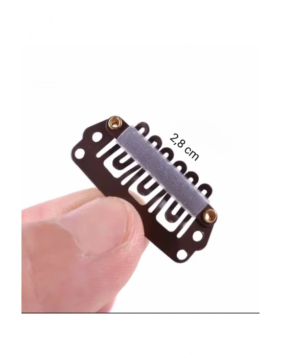 10 Adet Küçük Boy Peruk Klipsi 2, 8 cm Çıtçıt Toka Bebe Tokası Postiş Çıtçıtı