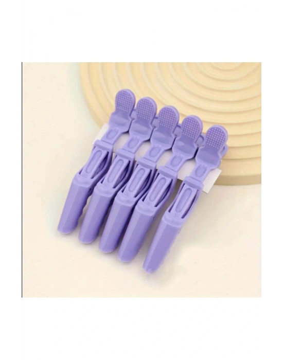 5 Adet Dalga Fön Pensi Timsah Toka Profesyonel Fön ve Makyaj Tokası Dragon Pens Dalga Pensi