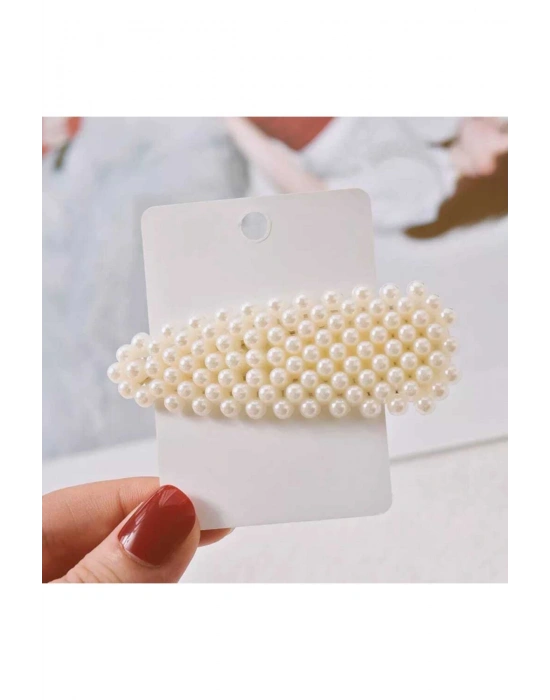 Vintage Incili Çıtçıt Saç Tokası