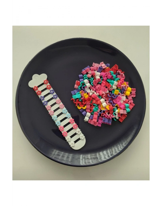 Renkli Saç Süsü Saç Örgü Boncuğu