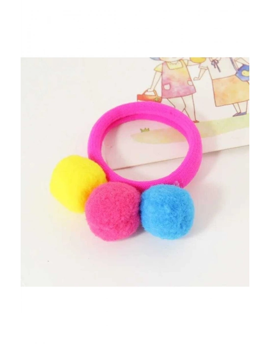 Lily Pon Pon Lastik Toka 2 Adet Ponpon