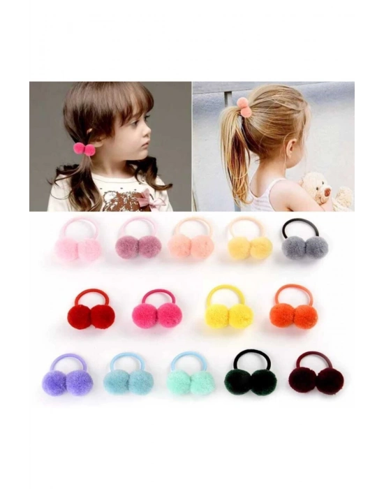 Lily Ponpon Lastik Toka 10lu Ponpon