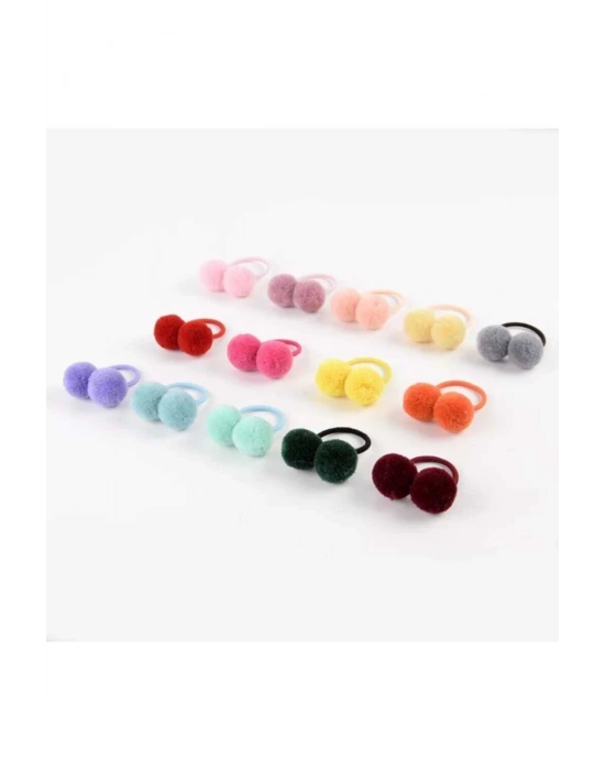 Lily Ponpon Lastik Toka 10lu Ponpon