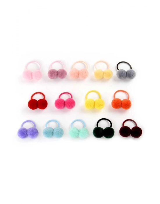 Lily Ponpon Lastik Toka 10lu Ponpon