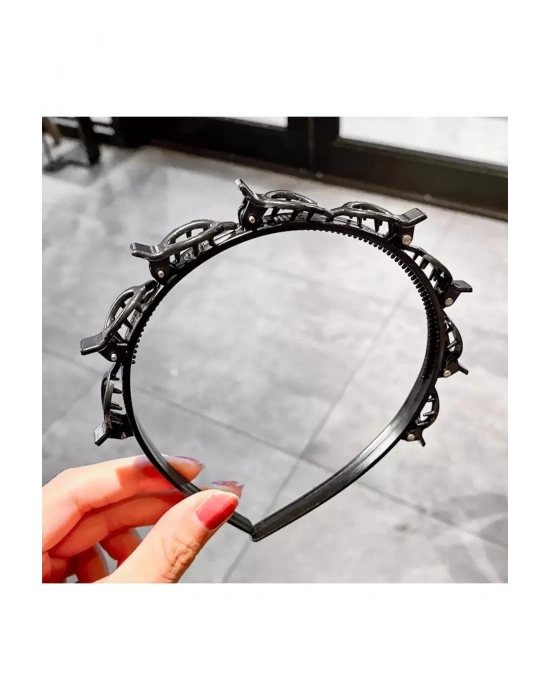 Siyah Renk Saç Bükücü Taç