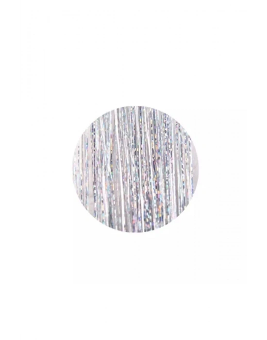 Kadın Gümüş Renk Yan Postiş