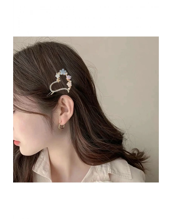 Vintage Kalp Figür Gold Yan Toka